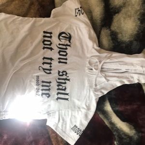 Short sleeve hoodie